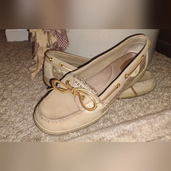 Sperry Top sider Angelfish gold glitter - Picture 1 of 4
